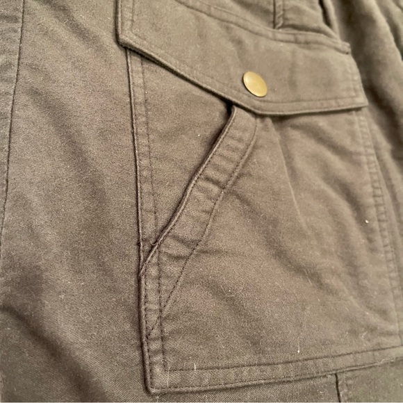 LIKE NEW! J.Jill army green lined utility jacket - Picture 11 of 14